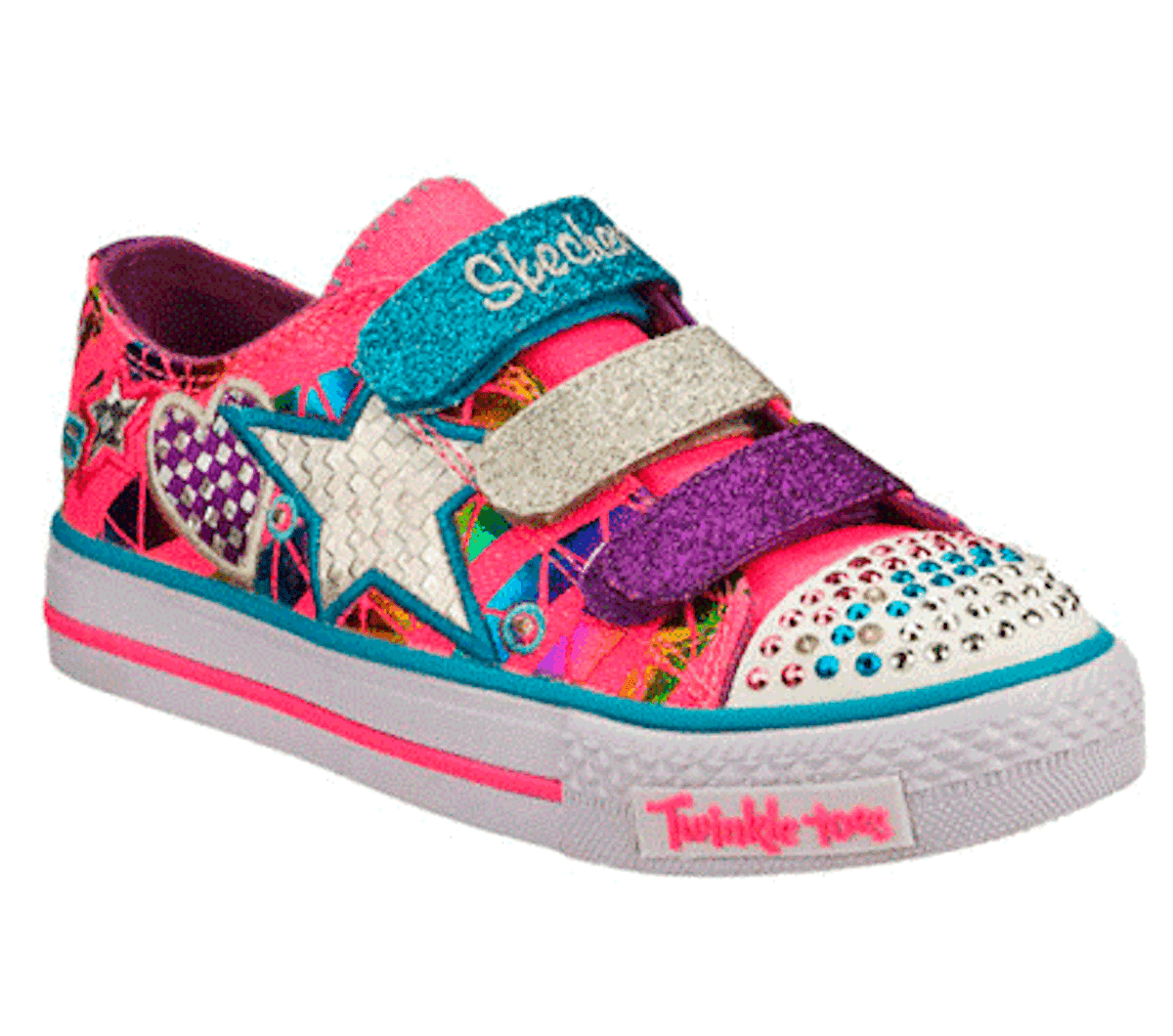 Illustrative example of twinkle toes shoes