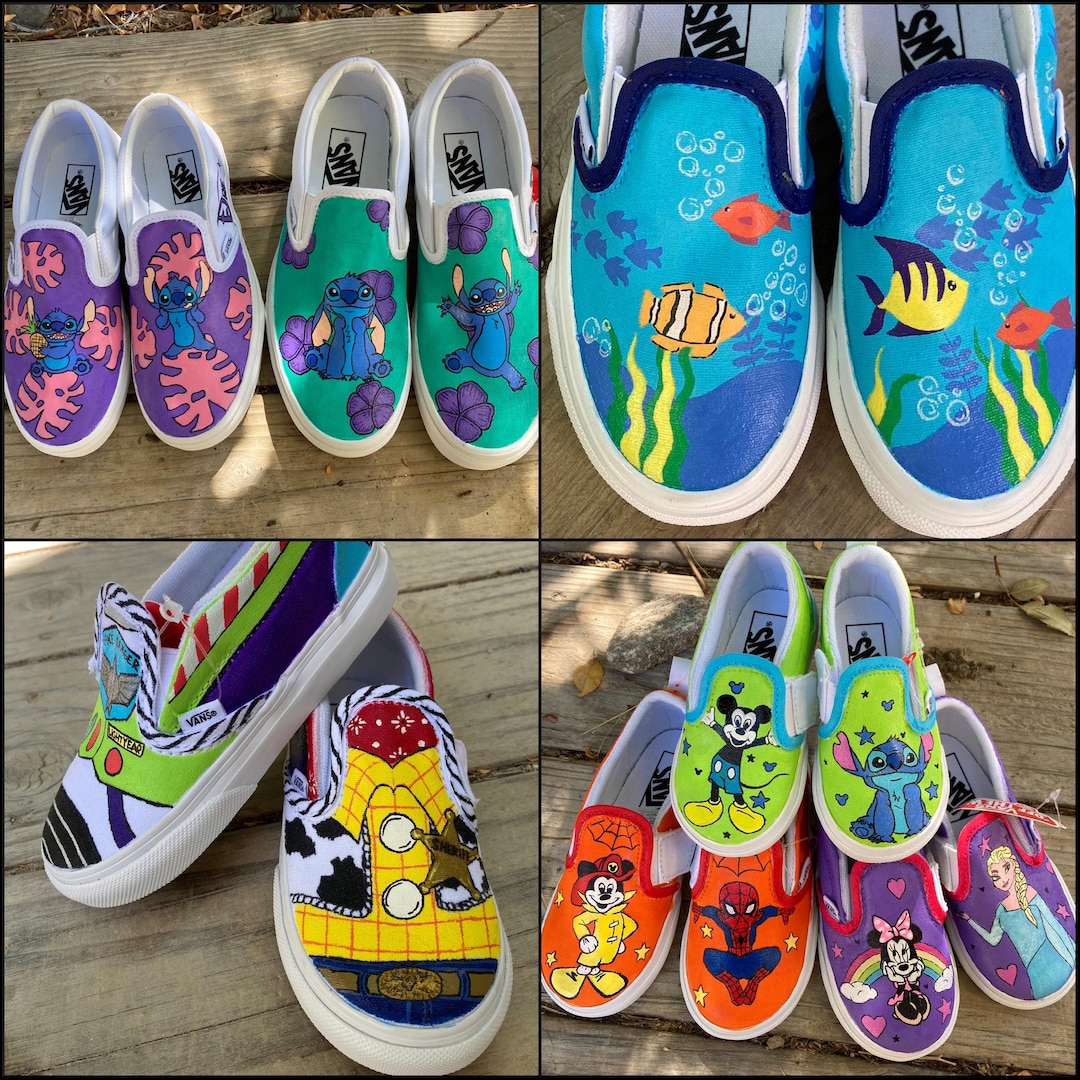 Illustrative example of vans kids shoes
