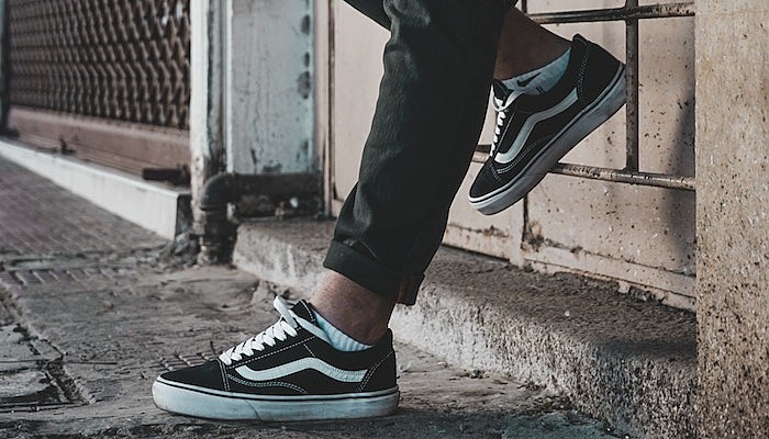 Illustrative example of vans platform shoes
