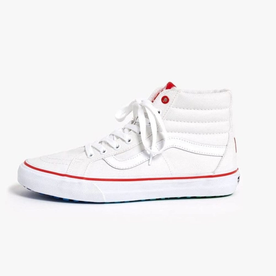 Illustrative example of vans shoes white