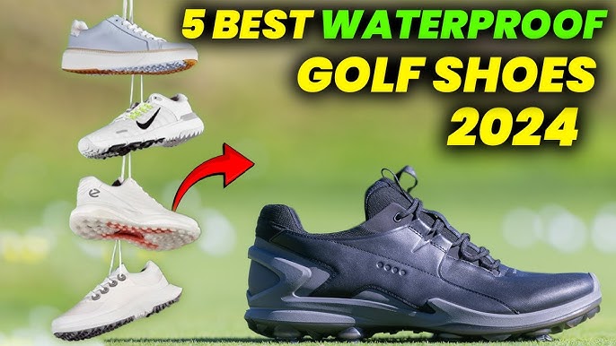 Illustrative example of waterproof golf shoes