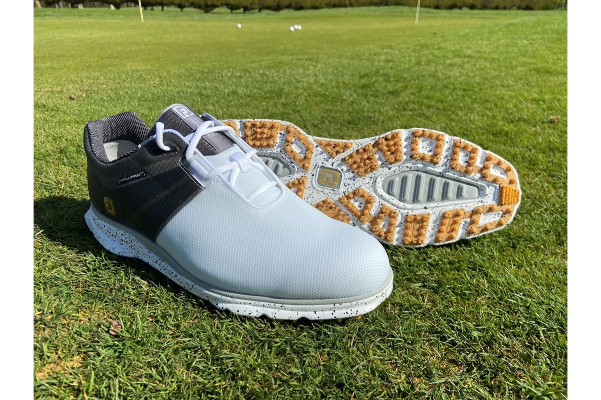 Illustrative example of waterproof golf shoes