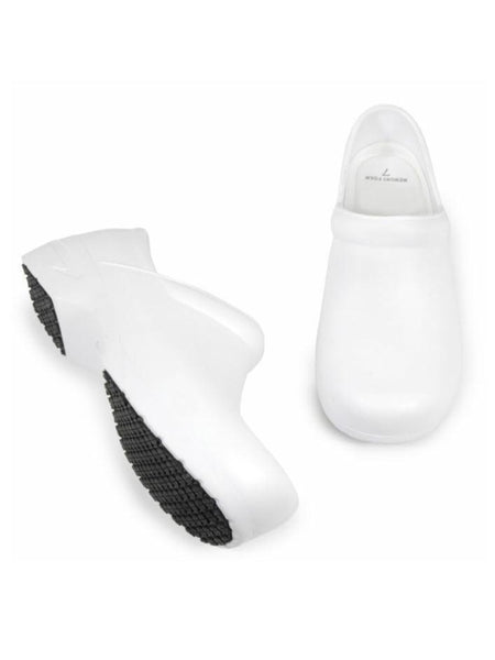 Illustrative example of white nursing shoes
