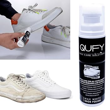 Illustrative example of white shoe polish