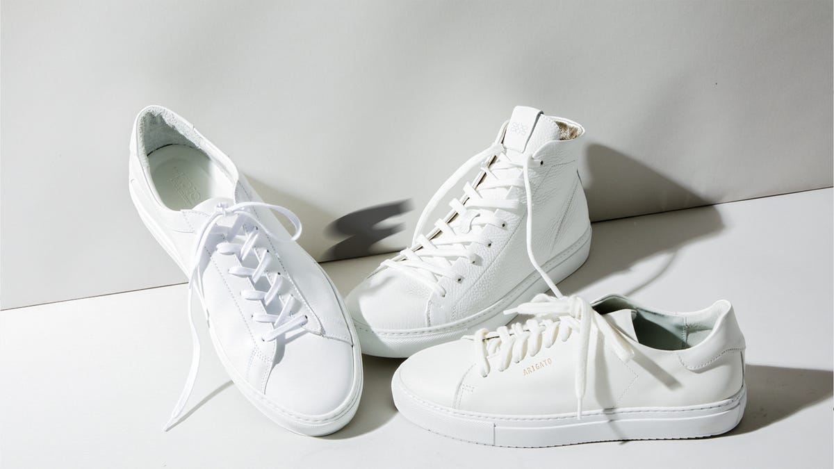 Illustrative example of white shoes white