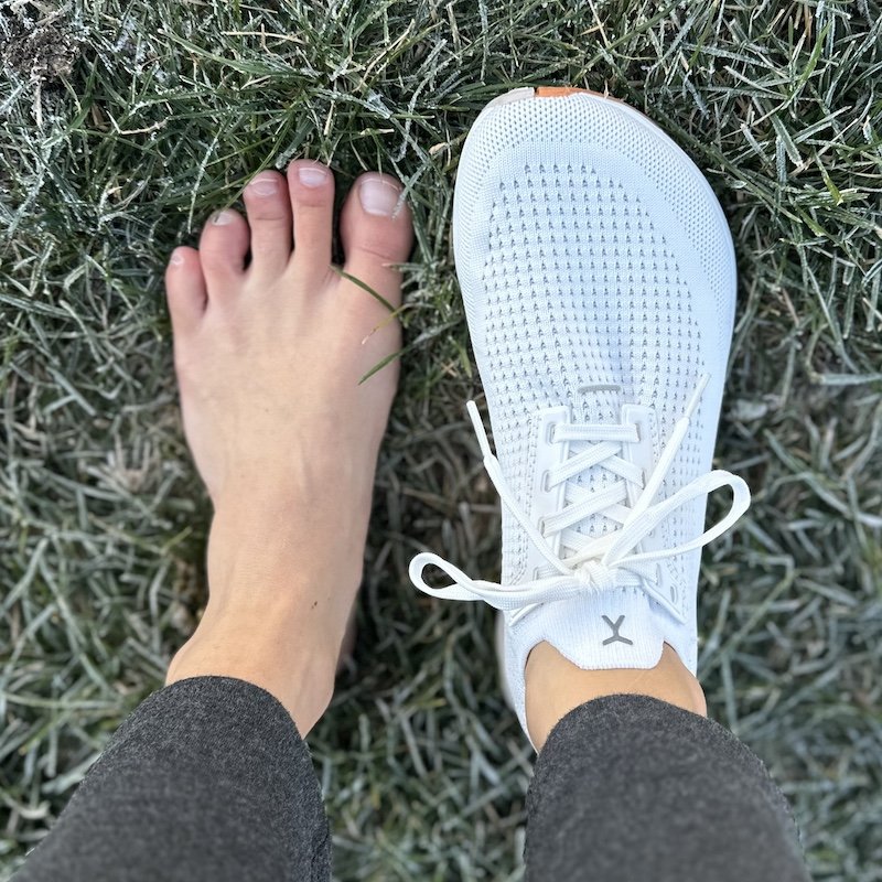Illustrative example of wide toe shoes