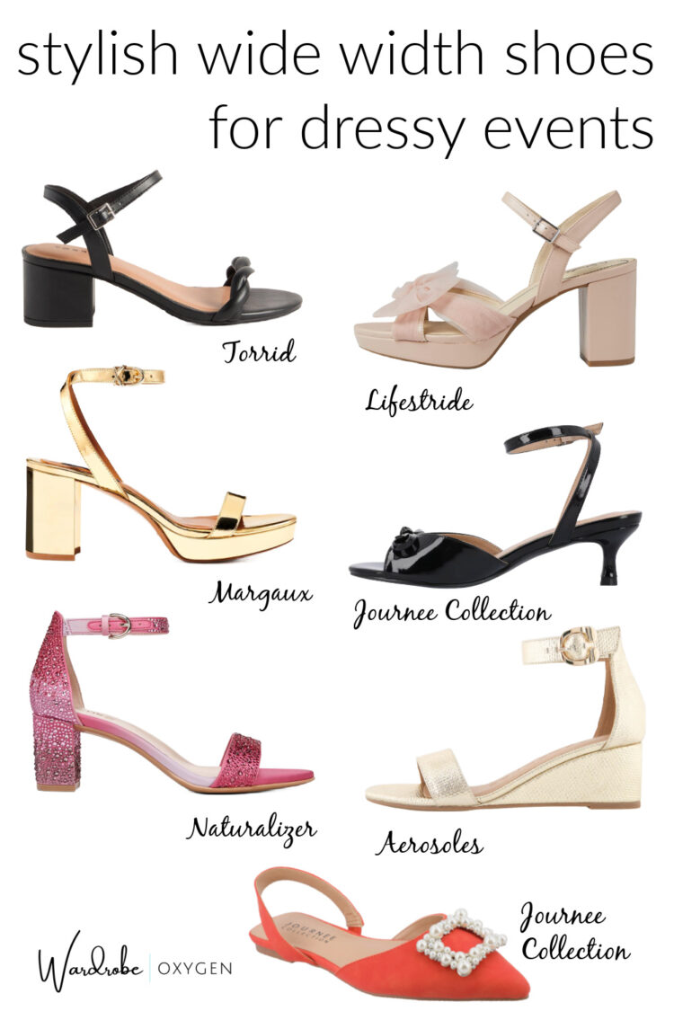 Illustrative example of wide width shoes