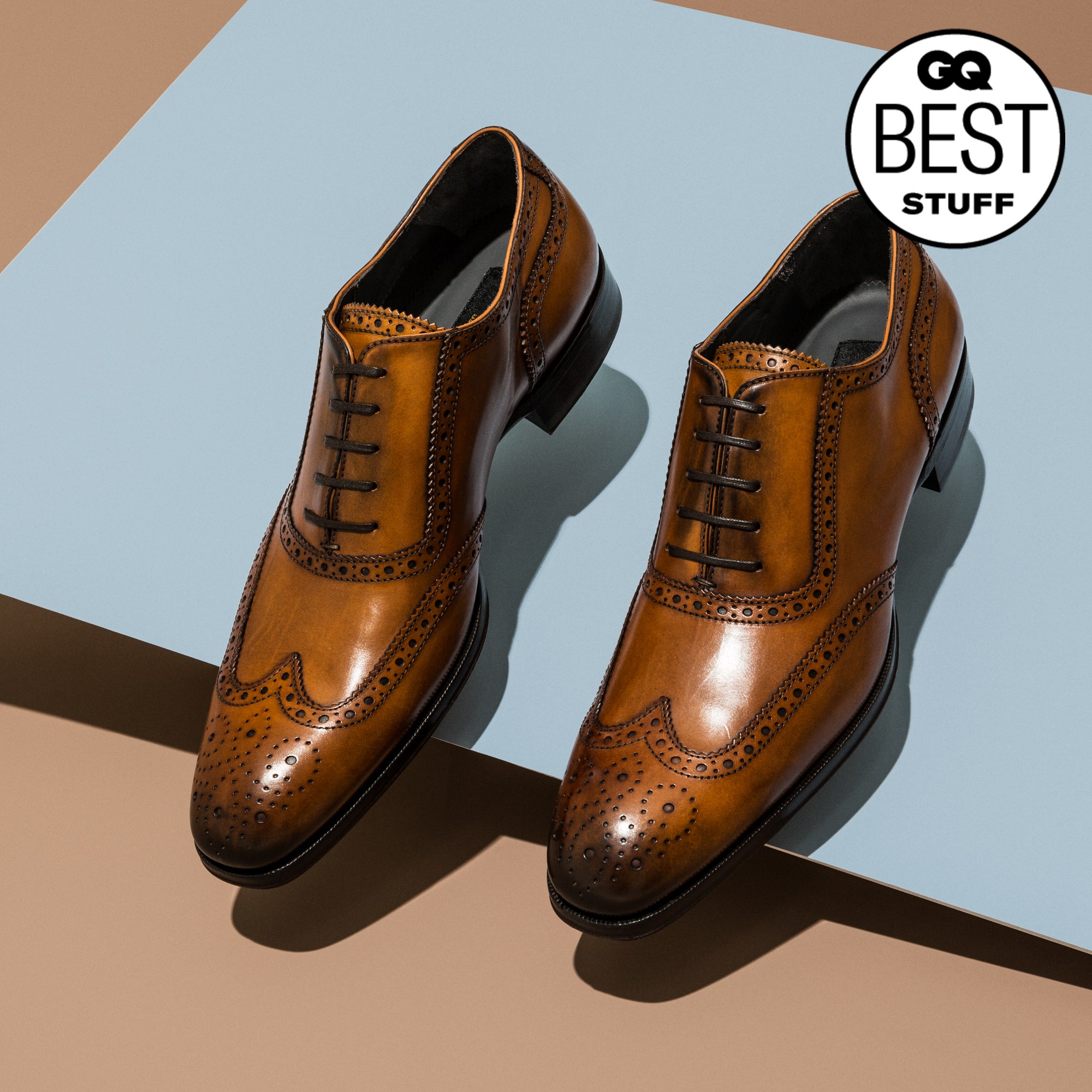 Illustrative example of wingtip shoes