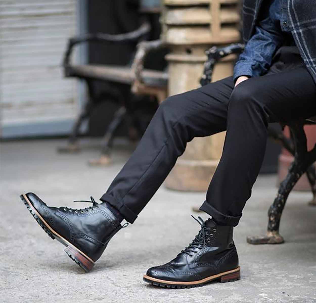 Illustrative example of wingtip shoes