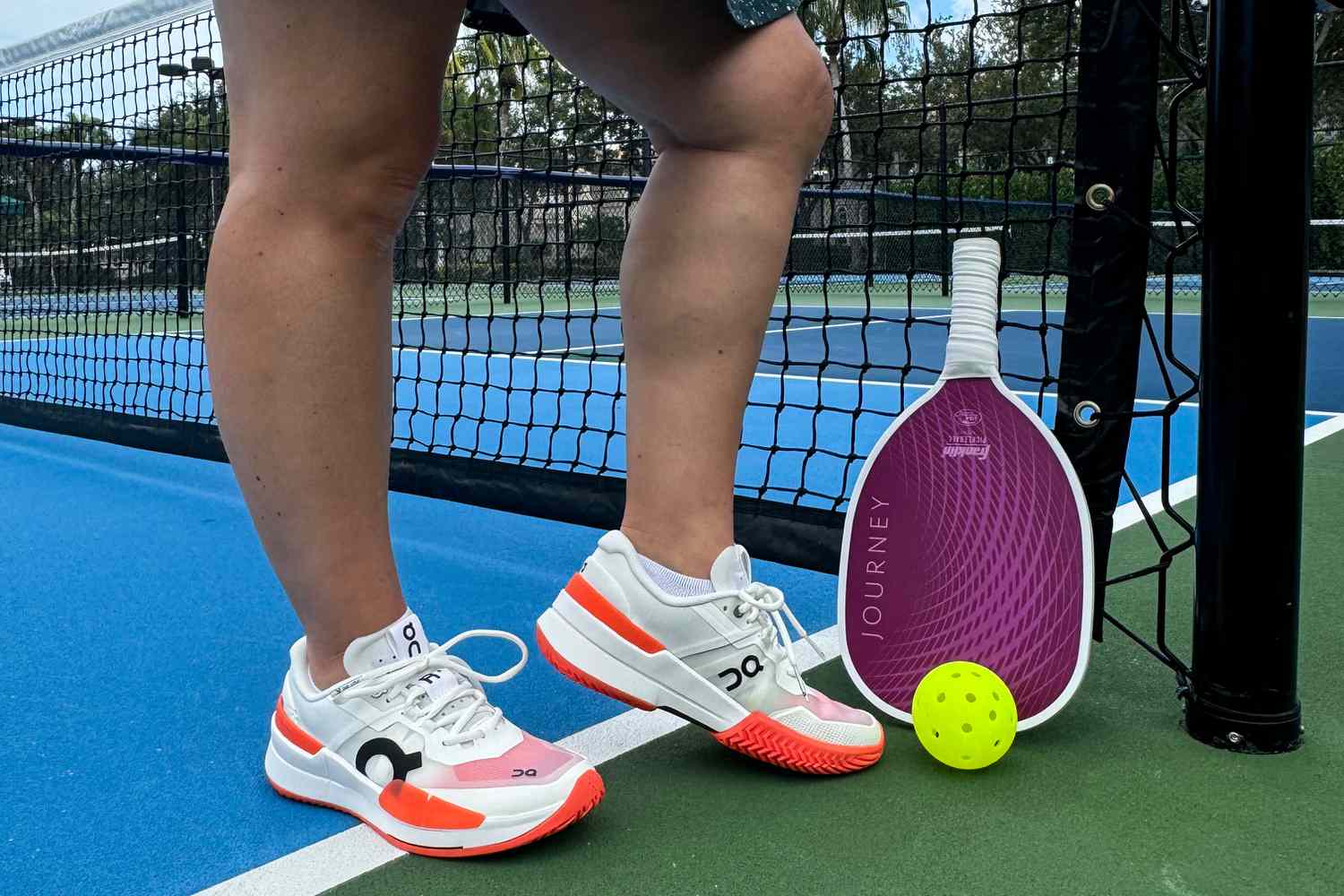 Illustrative example of women's pickleball shoes