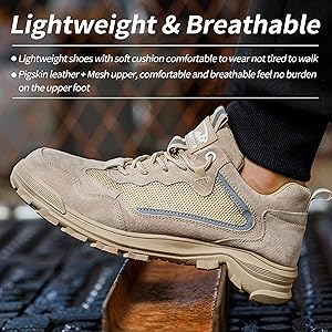 Illustrative example of work wear safety shoes