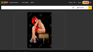 123RF - Sexy Redhead Stock Photo
