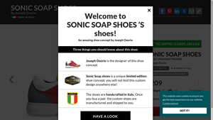 AliveShoes - Sonic Soap Custom Shoes