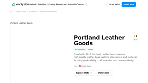 Analyzify - High-Quality Leather Goods