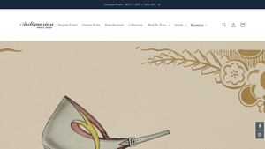 Antiquarian Print Shop - Vintage Footwear
