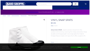 Bandshoppe - Vinyl Snap Spats