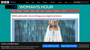 BBC - White Plimsolls