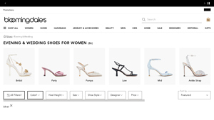 Bloomingdale's - Silver Wedding & Evening Shoes