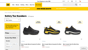 Cat Footwear - Safety Toe Sneakers