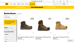 Cat Footwear - Roofer Boots