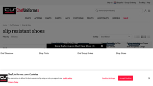Chef Uniforms - Slip Resistant Chef Shoes
