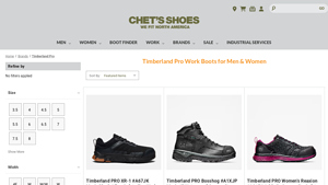 Chet's Shoes - Timberland Pro Work Boots