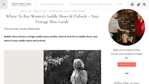 Classic Critics Corner - Women's Vintage Saddle Shoes