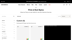 Converse - Valentine's Day Shoes & Clothing Collection