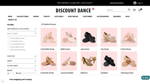 Discount Dance - Ballet Shoes