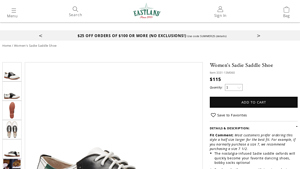 Eastland - Women's Sadie Buck Saddle Shoe Oxford