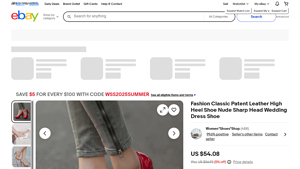 Fashion - Classic Patent Leather High Heel Shoe