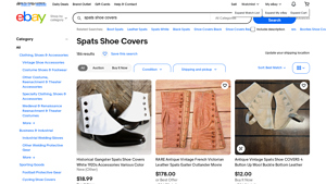 eBay - Spats Shoe Covers