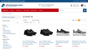 Men's Shoes - Key Product Details