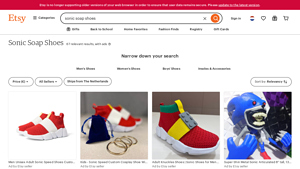 Etsy - Sonic Soap Shoes