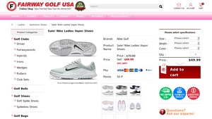 Nike - Ladies Vapor Shoes