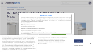Finance Buzz - Key Product Insights