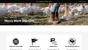 KEEN - Men’s Work Slip-On Shoes & Boots