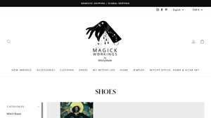 Magick Workings by Witchy Made - Witch of Paris Pointed Toe Shoes