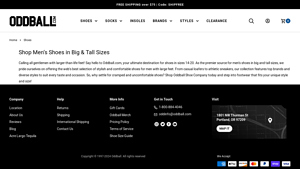 Oddball - Men's Big Shoes in XXL Sizes 14-20