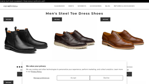 Oxford Steels - Dress Steel Toe Shoes