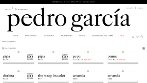 Pedro Garcia - Pipa Black Satin-Silver Crystal