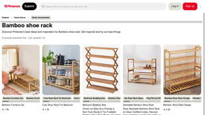 Eco-Friendly Bamboo Shoe Rack - 6 Tier Foldable