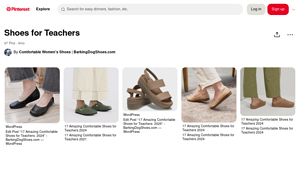 Pinterest - Comfortable Shoes for Teachers