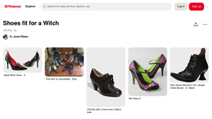 Etsy - Adult Witch Shoe