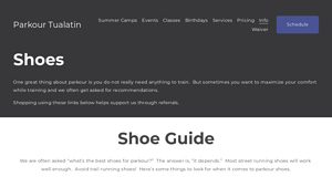 Pktualatin - Parkour Training Shoe Guide
