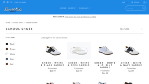 Ponsetis - Saddle Oxford School Shoes