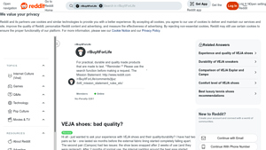 VEJA - Shoes Quality Concerns