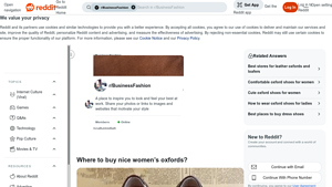 The Office of Angela Scott - Women's Oxfords