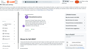 Reddit - Footwear Trends