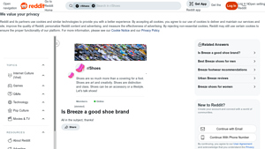 Breeze Shoes - Quality Concerns